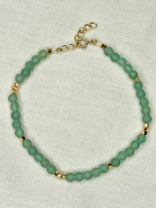 Gemstone Green Adventurine Bracelet