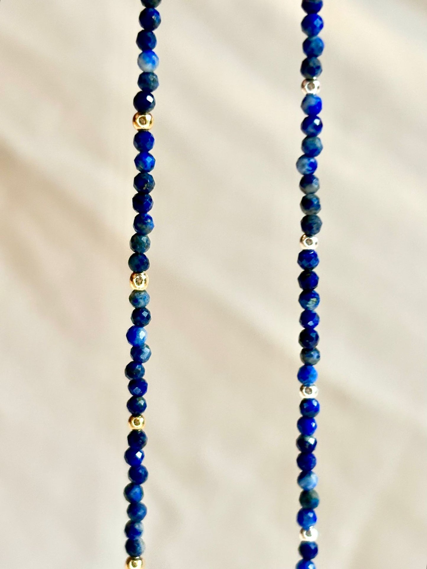 Dainty Gemstone Bracelet Lapiz Lazuli